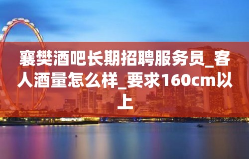 襄樊酒吧长期招聘服务员_客人酒量怎么样_要求160cm以上