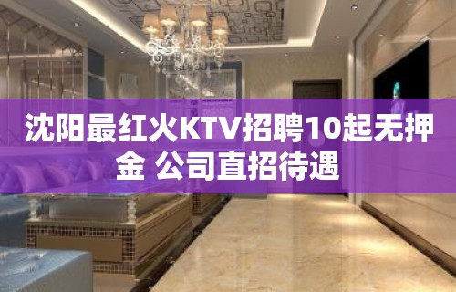 沈阳最红火KTV招聘10起无押金 公司直招待遇