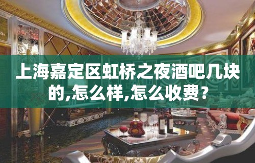 上海嘉定区虹桥之夜酒吧几块的,怎么样,怎么收费？