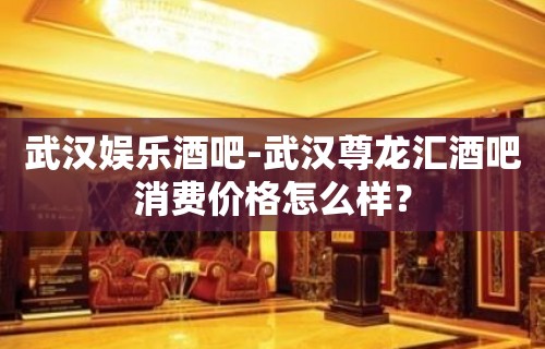 武汉娱乐酒吧-武汉尊龙汇酒吧消费价格怎么样？