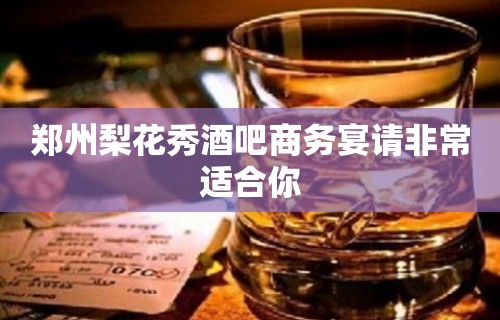 郑州梨花秀酒吧商务宴请非常适合你