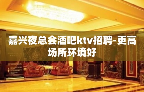 嘉兴夜总会酒吧ktv招聘-更高场所环境好