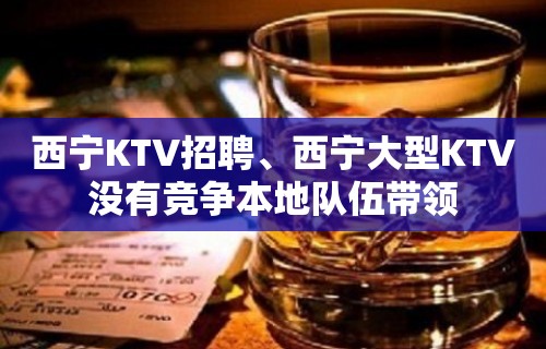 西宁KTV招聘、西宁大型KTV没有竞争本地队伍带领