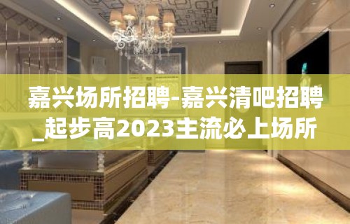 嘉兴场所招聘-嘉兴清吧招聘_起步高2023主流必上场所