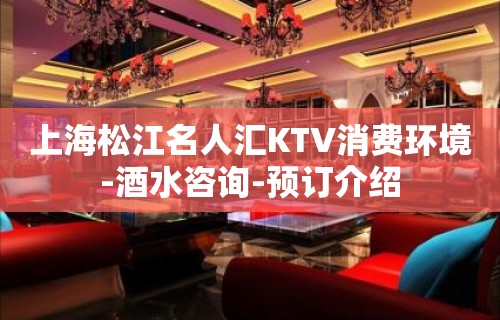 上海松江名人汇KTV消费环境-酒水咨询-预订介绍