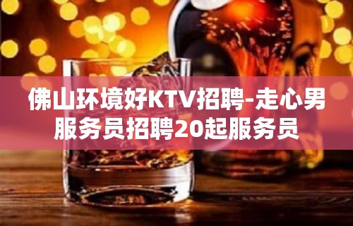 佛山环境好KTV招聘-走心男服务员招聘20起服务员