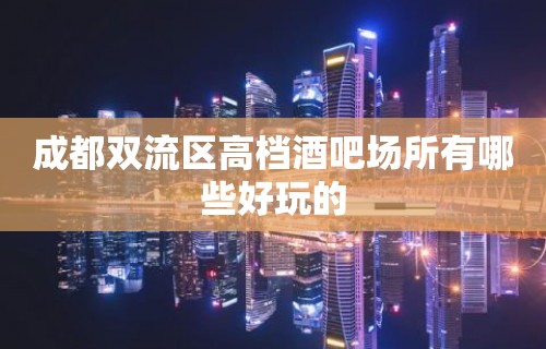 成都双流区高档酒吧场所有哪些好玩的