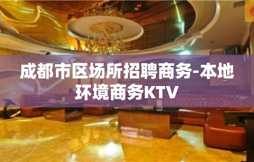 成都市区场所招聘商务-本地环境商务KTV