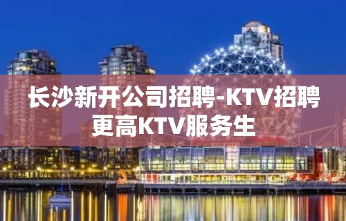 长沙新开公司招聘-KTV招聘更高KTV服务生