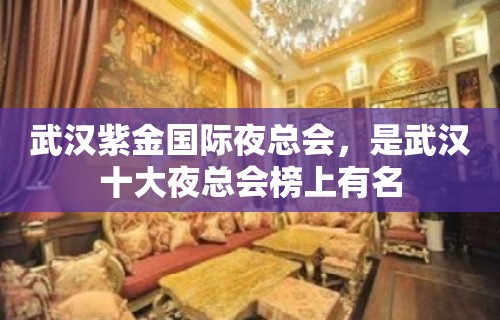 武汉紫金国际夜总会，是武汉十大夜总会榜上有名