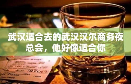 武汉适合去的武汉汉尔商务夜总会，他好像适合你