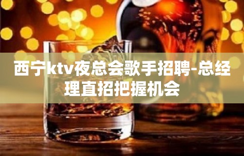 西宁ktv夜总会歌手招聘-总经理直招把握机会