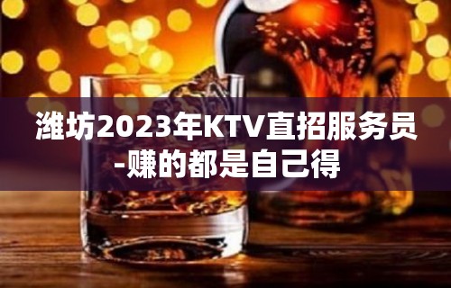 潍坊2023年KTV直招服务员-赚的都是自己得