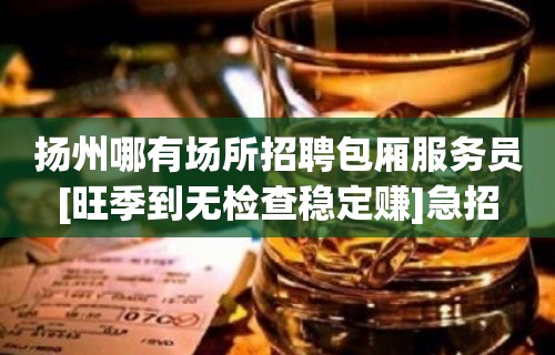 扬州哪有场所招聘包厢服务员[旺季到无检查稳定赚]急招