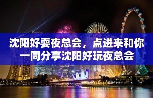 沈阳好耍夜总会，点进来和你一同分享沈阳好玩夜总会