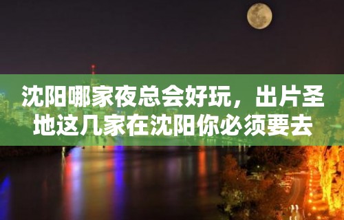 沈阳哪家夜总会好玩，出片圣地这几家在沈阳你必须要去