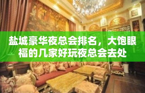 盐城豪华夜总会排名，大饱眼福的几家好玩夜总会去处