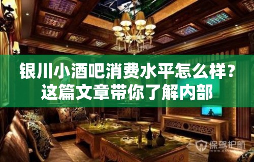 银川小酒吧消费水平怎么样？这篇文章带你了解内部