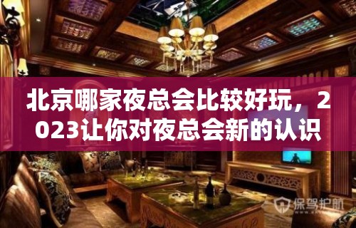 北京哪家夜总会比较好玩，2023让你对夜总会新的认识