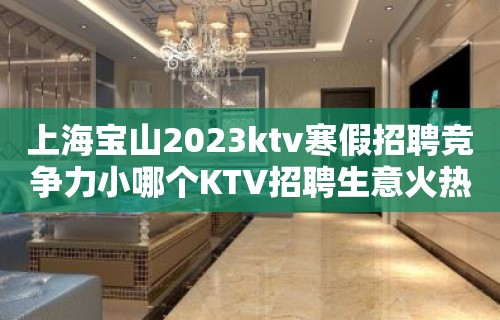 上海宝山2023ktv寒假招聘竞争力小哪个KTV招聘生意火热