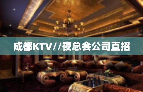 成都KTV//夜总会公司直招