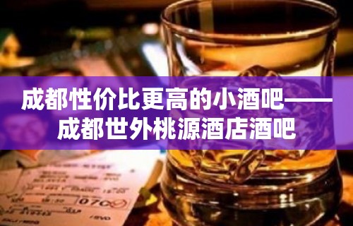 成都性价比更高的小酒吧——成都世外桃源酒店酒吧