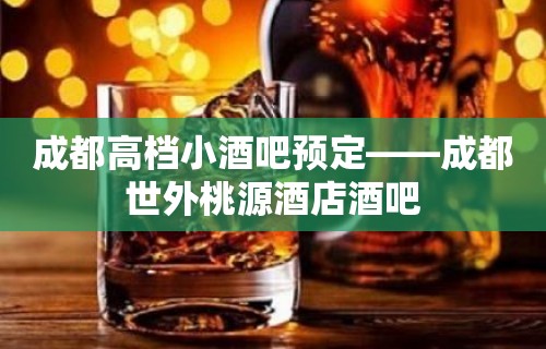 成都高档小酒吧预定——成都世外桃源酒店酒吧