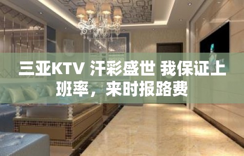 三亚KTV 汗彩盛世 我保证上班率，来时报路费