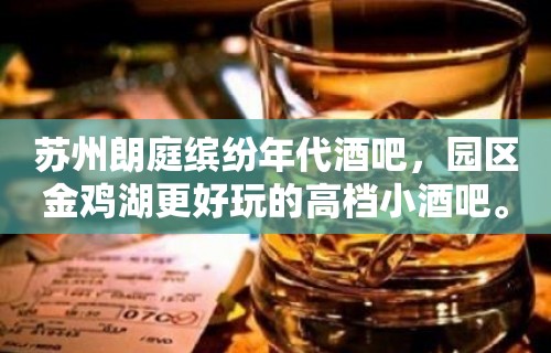 苏州朗庭缤纷年代酒吧，园区金鸡湖更好玩的高档小酒吧。