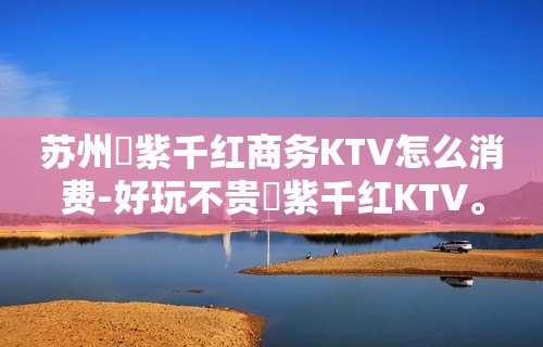 苏州萬紫千红商务KTV怎么消费-好玩不贵萬紫千红KTV。