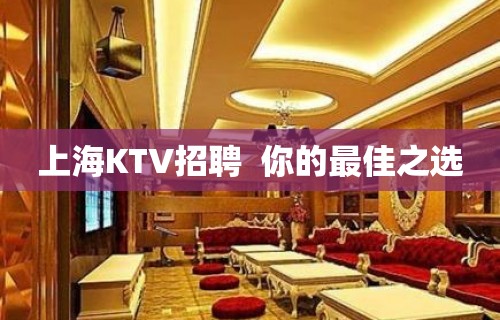 上海KTV招聘  你的最佳之选