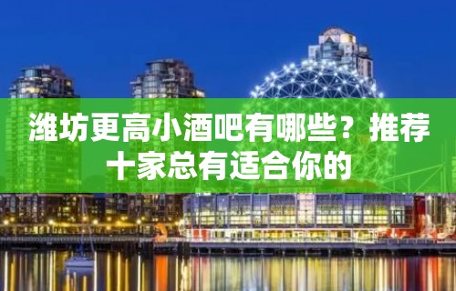 潍坊更高小酒吧有哪些？推荐十家总有适合你的