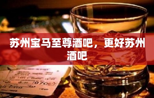 苏州宝马至尊酒吧，更好苏州酒吧