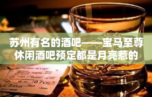 苏州有名的酒吧——宝马至尊休闲酒吧预定都是月亮惹的