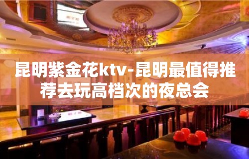 昆明紫金花ktv-昆明最值得推荐去玩高档次的夜总会