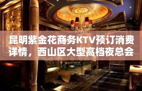 昆明紫金花商务KTV预订消费详情，西山区大型高档夜总会