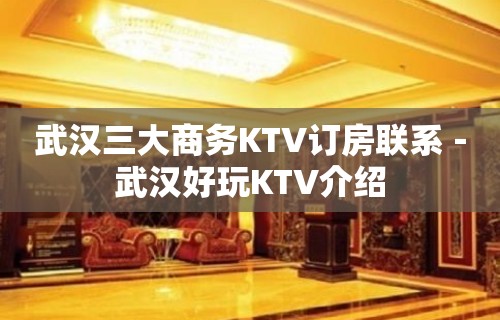 武汉三大商务KTV订房联系－武汉好玩KTV介绍