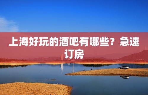 上海好玩的酒吧有哪些？急速订房