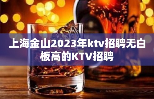 上海金山2023年ktv招聘无白板高的KTV招聘