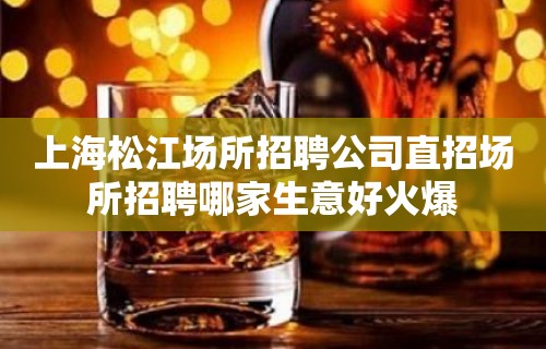 上海松江场所招聘公司直招场所招聘哪家生意好火爆