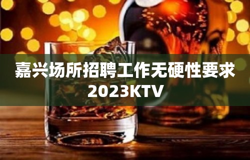 嘉兴场所招聘工作无硬性要求2023KTV