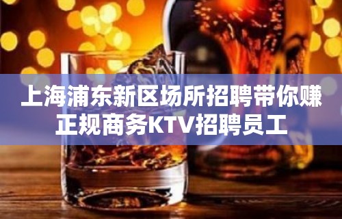 上海浦东新区场所招聘带你赚正规商务KTV招聘员工