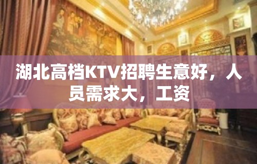 湖北高档KTV招聘生意好，人员需求大，工资