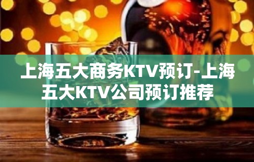 上海五大商务KTV预订-上海五大KTV公司预订推荐