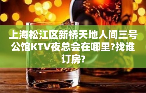 上海松江区新桥天地人间三号公馆KTV夜总会在哪里?找谁订房?