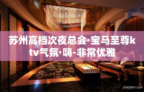 苏州高档次夜总会·宝马至尊ktv气氛·嗨-非常优雅