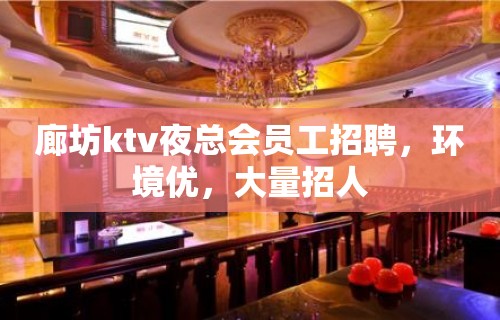 廊坊ktv夜总会员工招聘，环境优，大量招人