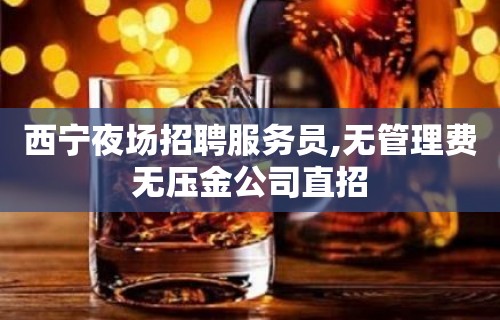 西宁夜场招聘服务员,无管理费无压金公司直招