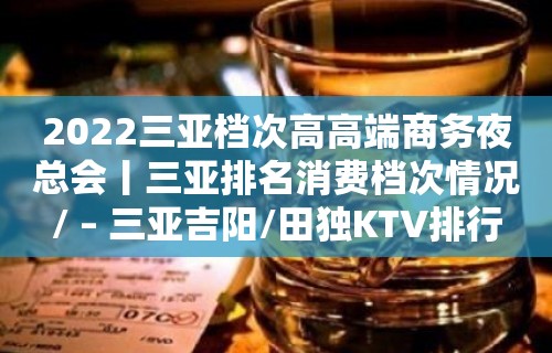 2022三亚档次高高端商务夜总会丨三亚排名消费档次情况/ – 三亚吉阳/田独KTV排行