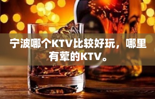 宁波哪个KTV比较好玩，哪里有荤的KTV。